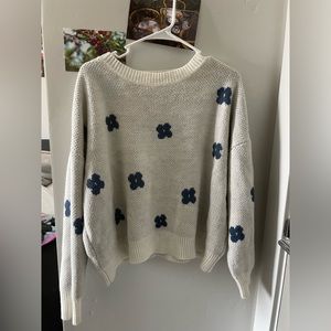 shein floral sweater